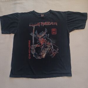 Iron Maiden Senjutsu Samurai Eddie Graphic Tee Size Large